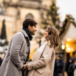 Berlin Christmas Market Photoshoot - Starting Point at La Vida Wine Club on Taubenstraße