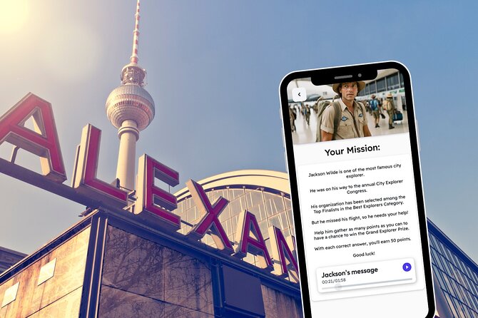 Berlin City Tour and Exploration Phone Game - The Tour Starts at the Berlin TV Tower