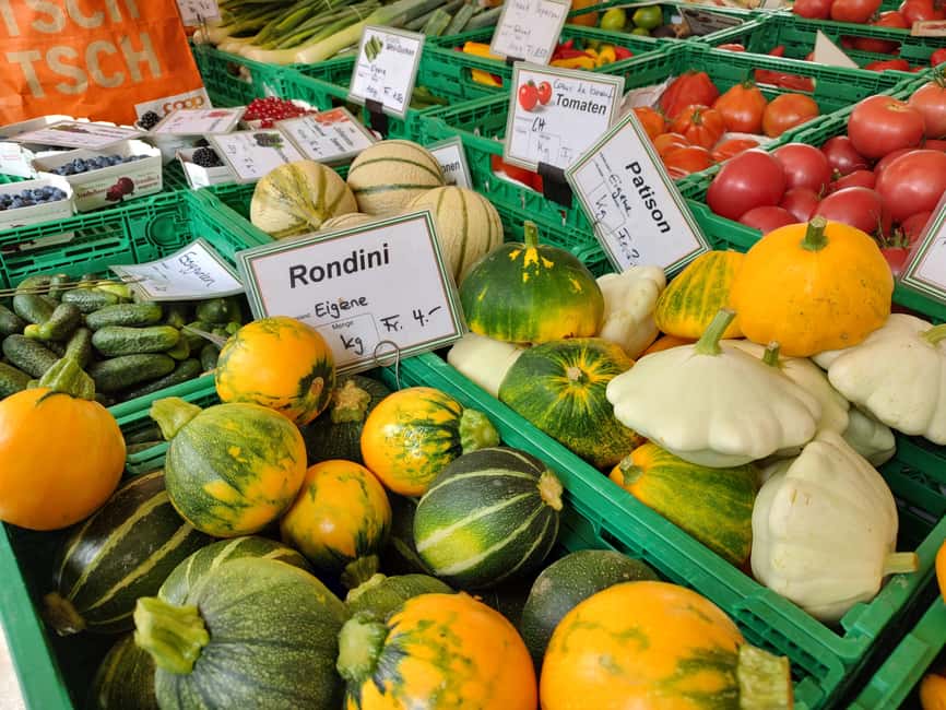 Bern Food Market: Tour w/o Brunch - Starting Point at Mosesbrunnen in Münsterplatz
