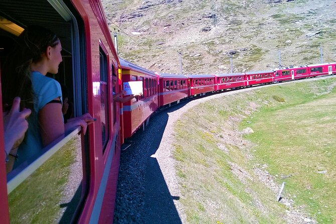 Bernina Red Train, Swiss Alps & St Moritz From Milan - Scenic Stops En Route to Saint Moritz