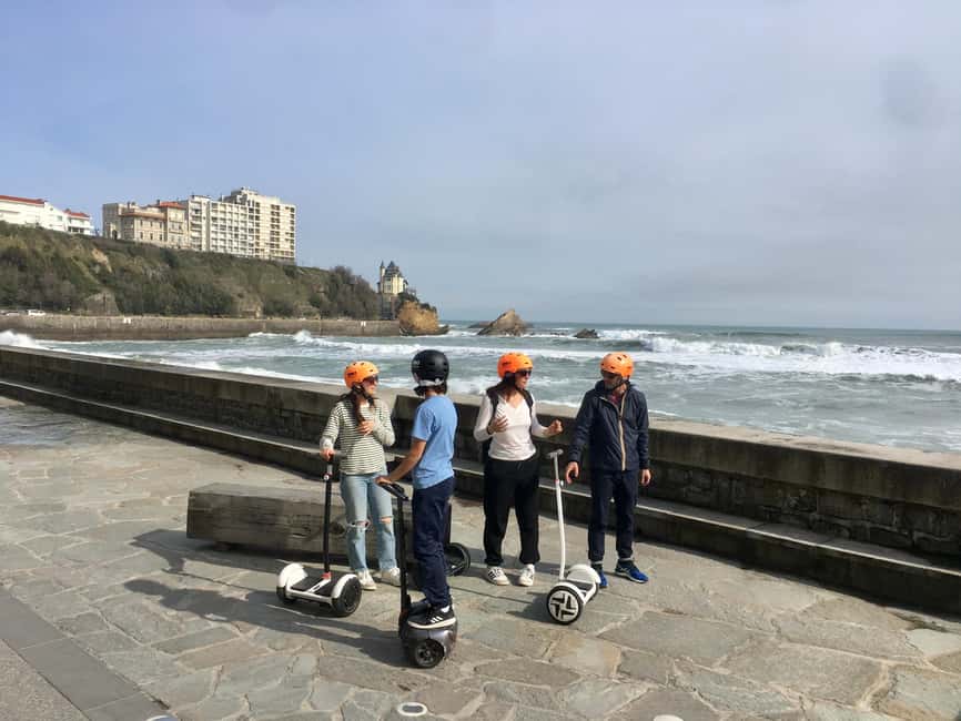 Biarritz happiness: Guided tour by Segway/e-bike + Pala - Exploring Biarritz’s Beaches and Viewpoints by Segway and E-bike