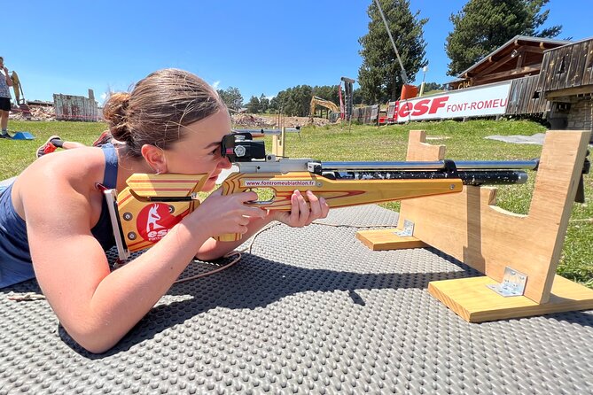 BIATHLON initiation - 1h15 - Accessible to all from 8 years old - Professional Guidance from Font-Romeu Biathlon