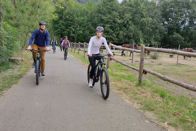 BikeBrix Scenic Cycling Tour in Lake Maggiore Ascona Locarno - Visiting a Waterfall with a Short Hike