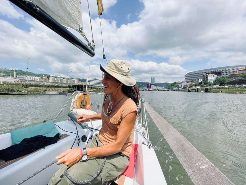Bilbao-Getxo: Private sailboat tour along the estuary, from Bilbao to the sea - Passing Under the Vizcaya Bridge and Out to Sea