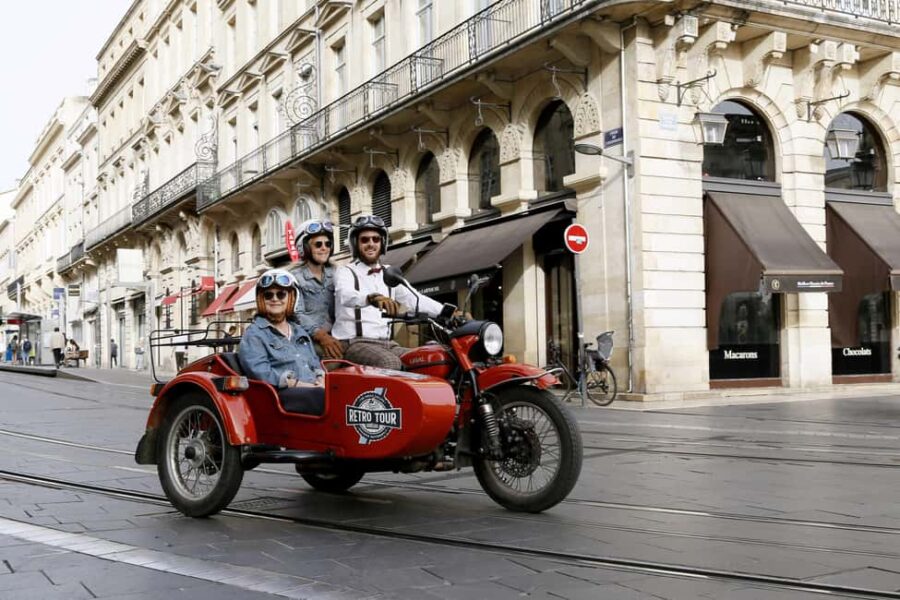 Bordeaux: Sightseeing by Side Car - Meeting Point and Logistics Made Easy