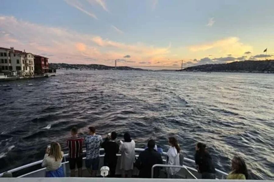 Bosphorus Cruise: Sunset & Night with Transfer & Soft Drinks - The Sunset & Night Bosphorus Cruise Starts with Calm Water Views