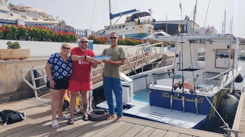 Bottom fishing & light trolling Puerto Calero, Lanzarote - Starting Point and Duration of the Fishing Trip