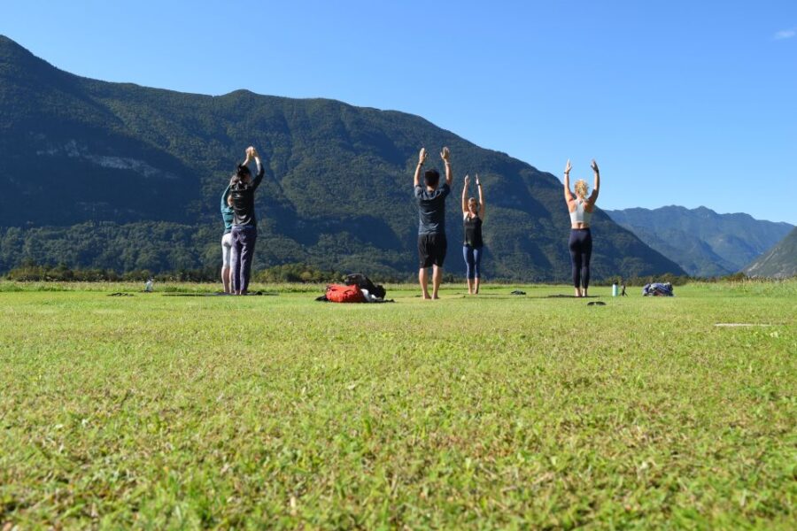 Bovec: Yoga in the Soa Valley - Scenic Setting of the Soa Valley for Yoga Practice