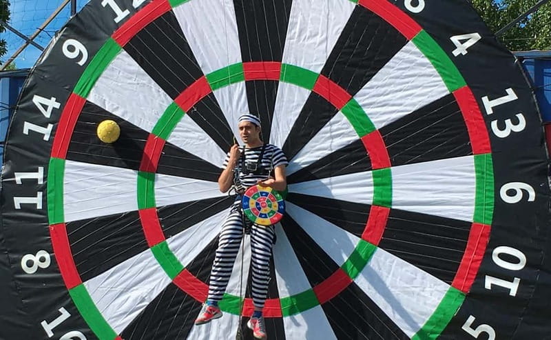 Bratislava: Footdarts Experience with Instructor - How the Footdarts Game Merges Football and Darts