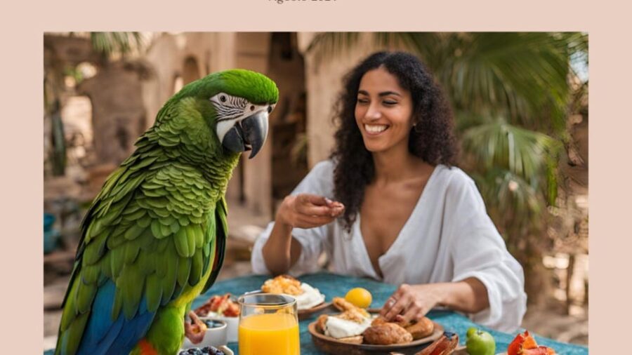 Breakfast with Parrots at Masseria mazzetta with wildlife park - The Aviaries: a sanctuary of over 50 bird species