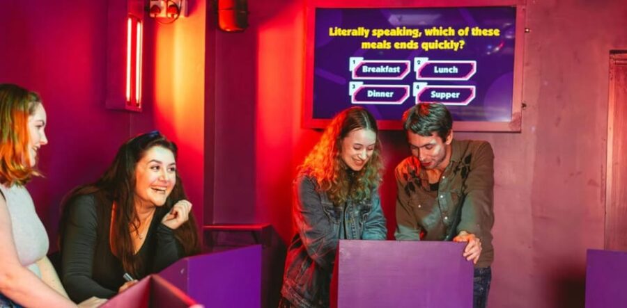 Brighton: TV Game Show Experience with Shuffleboard - How the Personalized TV Game Show Works in Brighton