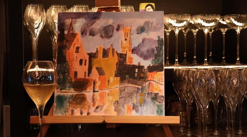 Bruges: Paint and Sip with Champagne and Chocolate - The Venue: Bulles de Princesse Champagne Bar in Bruges