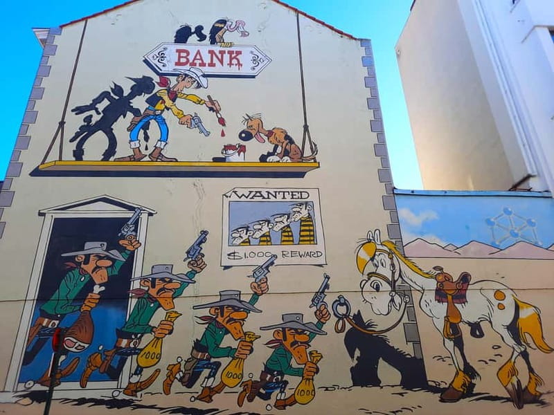 Brussels Walking tour Comic strip - The Role of Murals in Brussels’ Urban Landscape