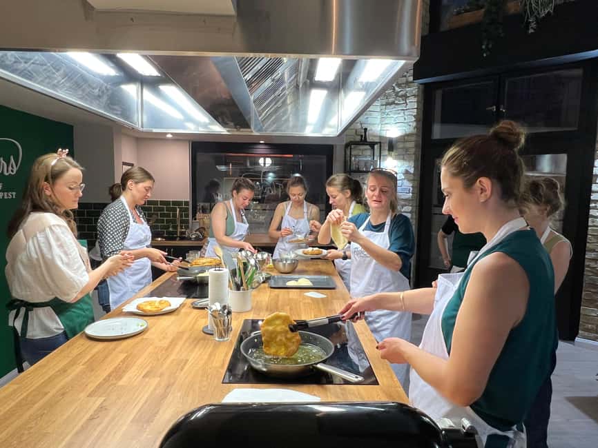 Budapest: Langos Making Class - Nr. 1 Hungarian Street Food - Central Budapest Meeting Point in a Modern Kitchen Studio