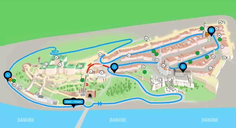 Budapest: Official Buda Castle Electric Hop-On Hop-Off Bus - Exploring Buda Castle’s Main Stops and Landmarks