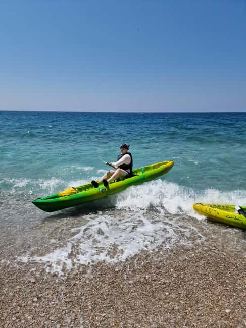 Budva: small group kayak tour to Sv.Nikola island caves - Starting from Tropico Beach to the Heart of Budva