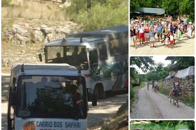 Cabrio Bus Safari at the Taurus Mountains from Side - Refreshing Stop at Manavgat Waterfalls