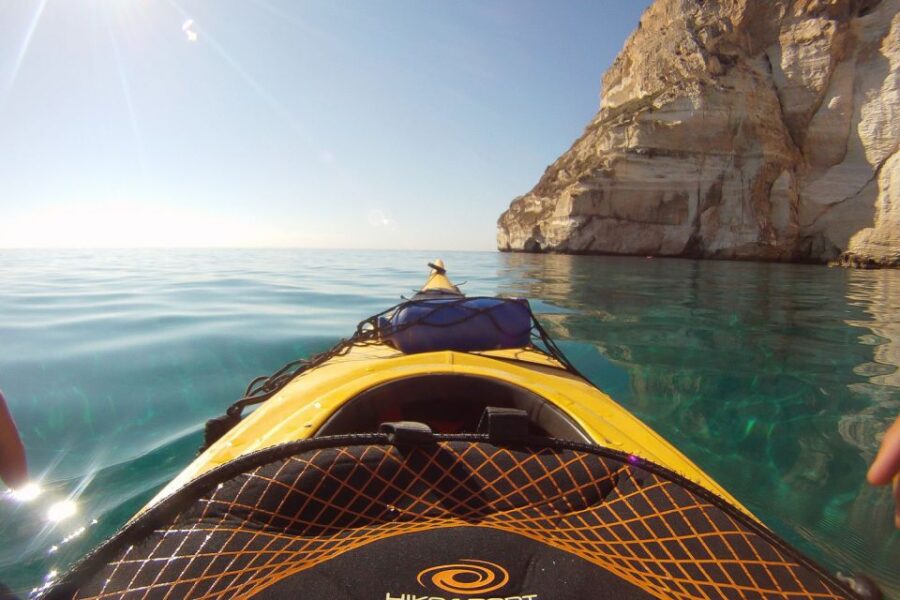 Cagliari: Exclusive small group Kayak tour at Devil"s Saddle - Paddling Around the Devil’s Saddle