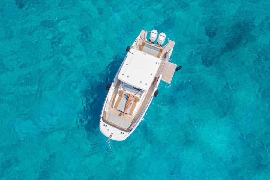 Cagliari: Luxury Motorboat Tour with 3 Swim Stops & Wine - From Poetto Beach to the Sella del Diavolo