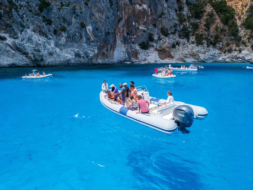 Cala Gonone: Gulf of Orosei Dinghy Cruise with Swim Stops - The Comfort and Safety of the Dinghy Boat