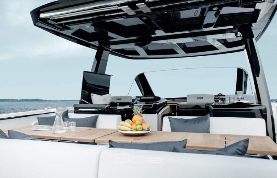 Caldera Private Cruise with Luxury Fjord 52 Motor Yacht - Pickup Service and Onboard Comfort