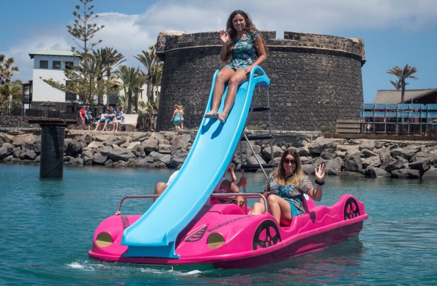 Caleta de Fuste: Pedalo with slide rental - Caleta de Fuste: Starting Point at Oceanarium Explorer