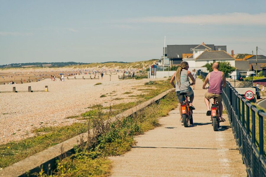 Camber Sands: Fat Tyre Ebike Hire - Discovering Romney Marsh Churches and the Dungeness Estate