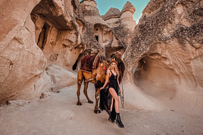 Camel Ride Through Cappadocia's Fairy Chimneys With Balloon view - Strolling Through Cavusin’s Historic Streets