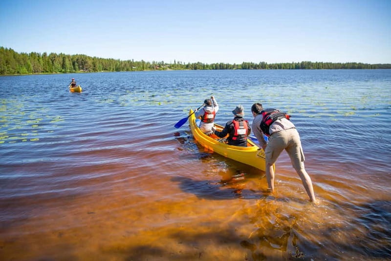 Canoe Trip in Lapland - Scenic Canoeing on Lapland’s Peaceful Lakes