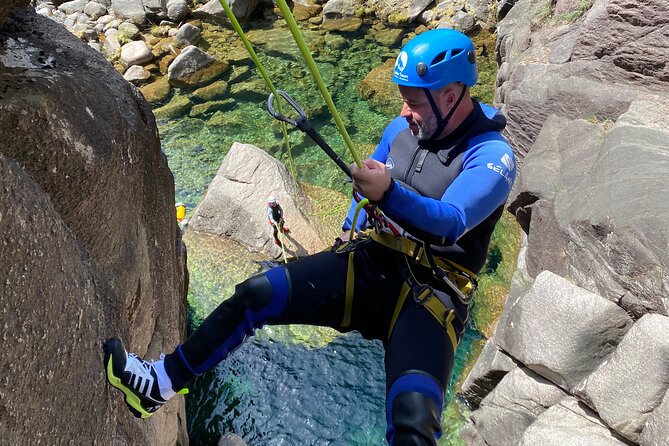 Canyoning Tour Gerês - Activities: Abseiling, Swimming, Jumping, and Tobogganing