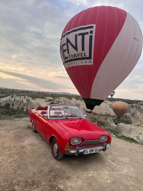 Cappadocia: Hot Air Balloon Watching Tour with Classic Car - Scenic Stops at Love Valley and Goreme National Park