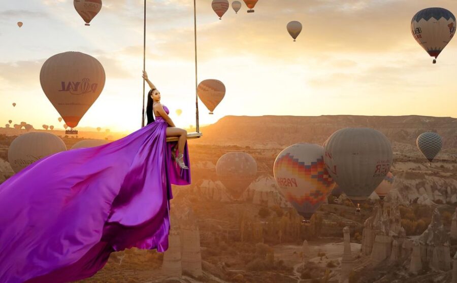 Cappadocia: Photo shooting service - Scenic Hot Air Balloon View and Love Valley Shots