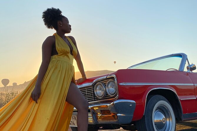 Cappadocia Photoshoot Package (All Included) - Exploring Göreme from a Classic Car Ride