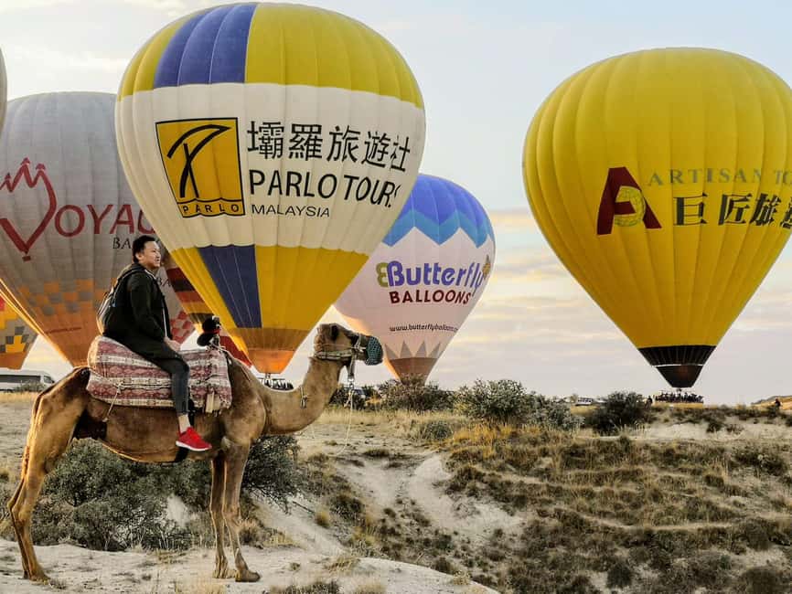 Cappadocia: Sunrise Camel Ride with Hot Air Balloons - Starting Your Day with a Sunrise Camel Ride in Cappadocia