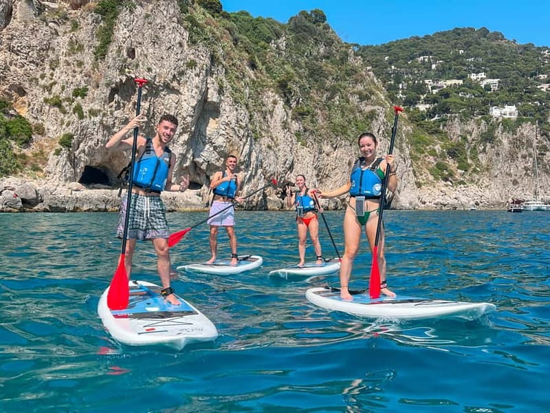 Capri: Caves and Beaches Paddle Board Tour. Photos included - Starting Point at Capri Hydro - Green Watersports