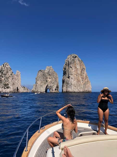 Capri Day Trip from Sorrento private boat free drink - Visiting the Blue Grotto and Photo Opportunities