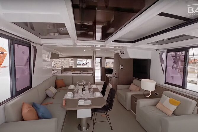 CATAMARAN Kleftiko Poliegos & Round of Milos Lunch with Openbar - Exploring Gerakas Beachs Sand Slides and Milos Natural Wonders