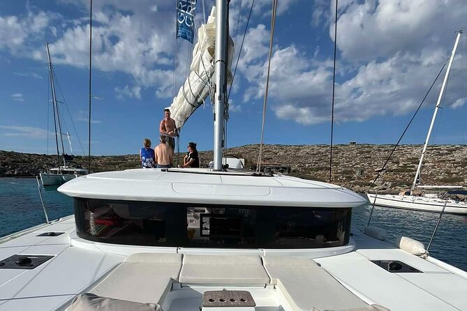 Catamaran Sailing to Dia with Lunch in Heraklion, Crete(EST 2024) - Exploring Dia Island’s Calm Waters and Hidden Coves