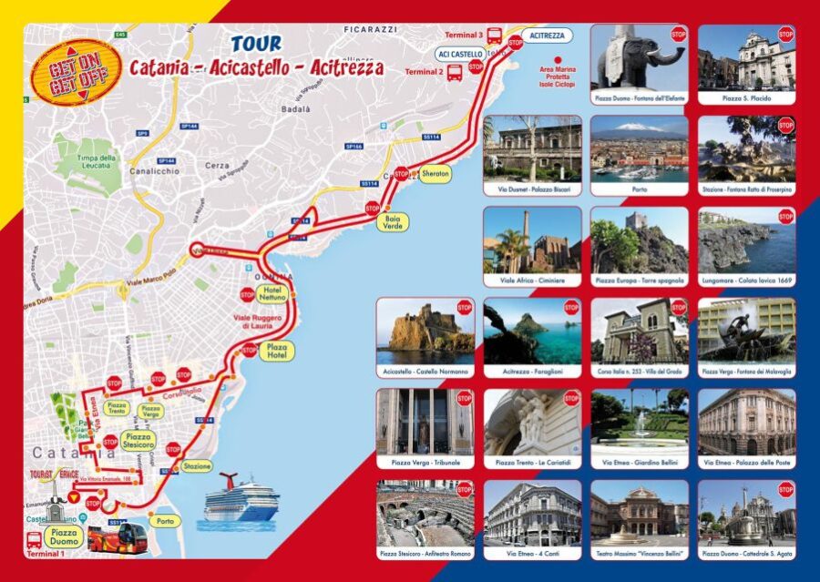 Catania: Hop-On Hop-Off Bus Tour to Acicastello & Acitrezza - Departing from Catanias Historic Center