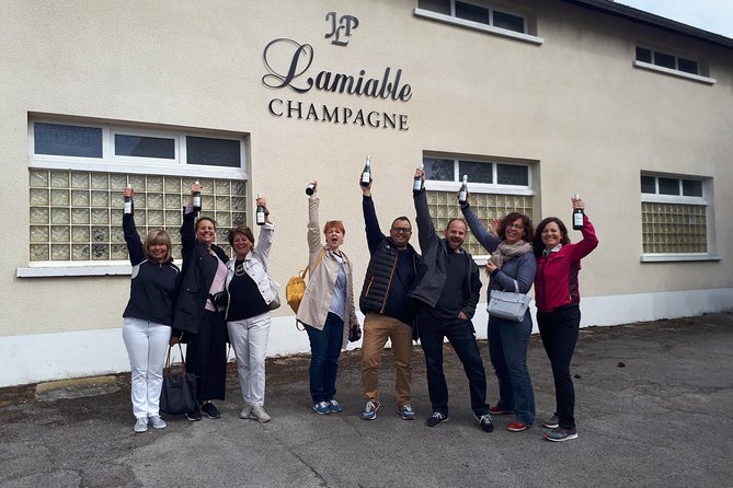 Champagne Lamiable: Make your own Champage bottle ! - Starting Point: The Tour Begins at Champagne Lamiable in Tours-sur-Marne