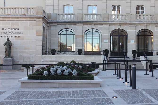 Champagne Moet & Hautvillers & Family Vineyard Visit & Vine Walk - Visiting Hautvillers and Dom Pérignons Tomb