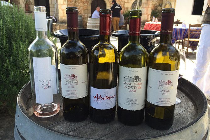 Chania Shore Excursion Off Road Vineyard and Winery Tour Half Day - Off-Road Vineyard Tour in Vatolakos