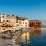 Chania Sunset Hidden gems Tour with diner and wine tasting - Sunset at the Lighthouse of Chania