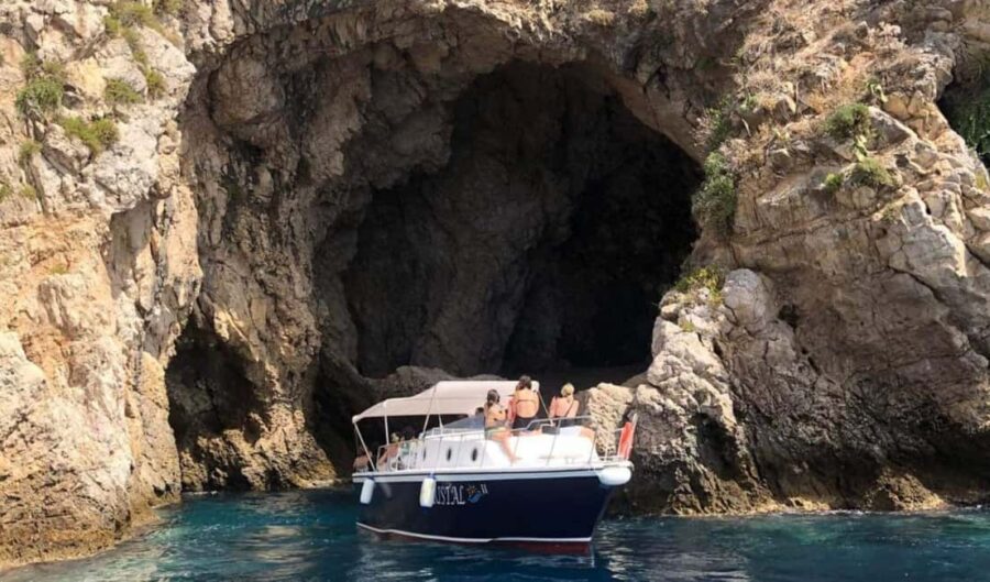 Check out our boat tour to Giardini Naxos, Taormina, Isola Bella, and the Blue Grotto - Meeting Point and Parking Near Giardini Naxos Port