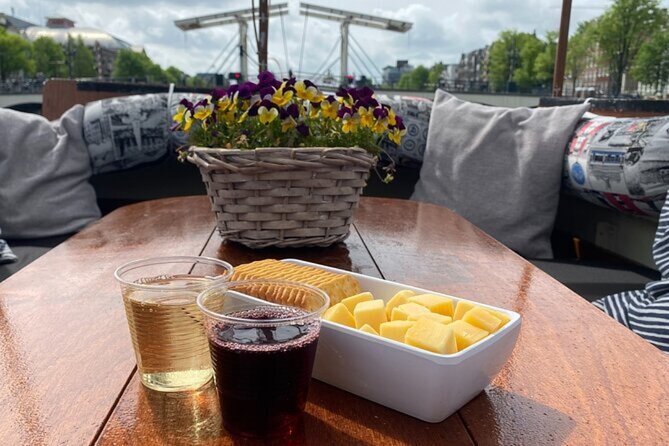 Cheese and wine cruise: Savor Amsterdams beauty and flavors - Passing the Old Harbour and the NEMO Museum