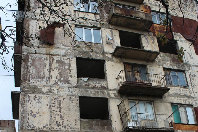 Chiatura. Soviet Past in the present. + Katskhi pillar - Natural Majesty of Katskhi Pillar