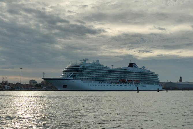 Chioggia: Canals boat tour and take picture of cruise ship - The Scenic Route Through Chioggia’s Historic Canals