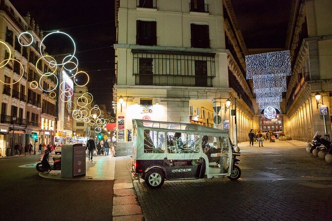 Christmas Lights Tour in Madrid in Private Eco Tuk Tuk - Starting Point and Route Overview in Madrid’s Retiro Neighborhood