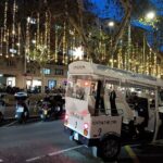 Christmas Lights Tour of Barcelona in Private Eco Tuk Tuk - The Stops and Their Festive Appeal