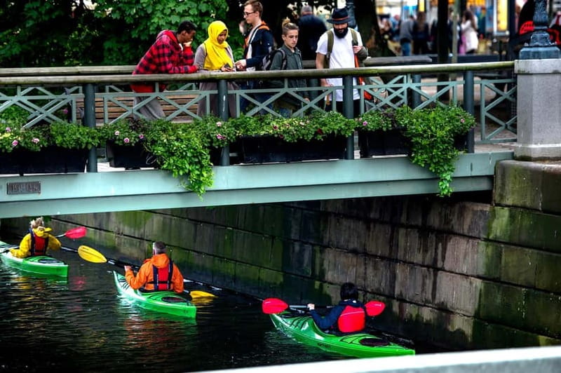City Kayak Tour - Starting Point at Lilla Bommen in Gothenburgs City Center